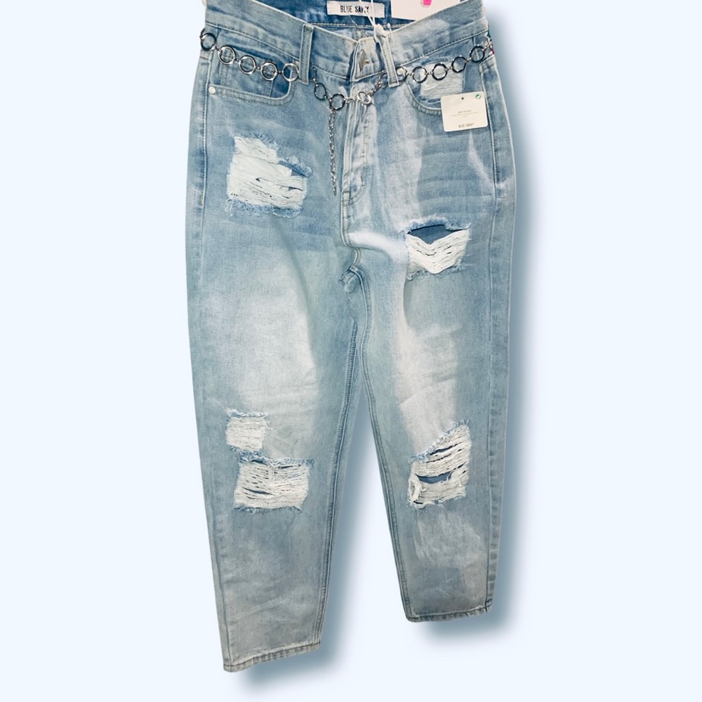 Moms Ultra Blue Savvy Jeans